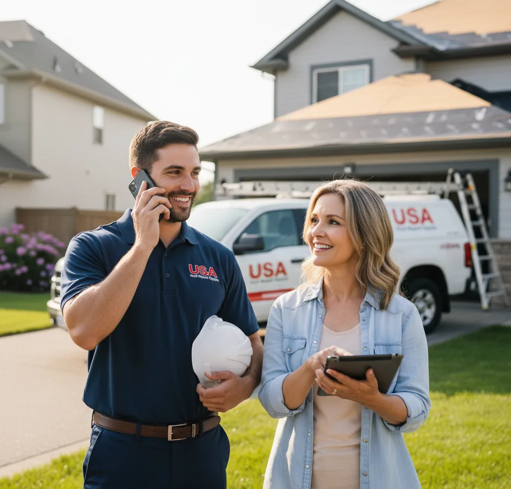 USA Roof Repair Experts customer support in Sulphur